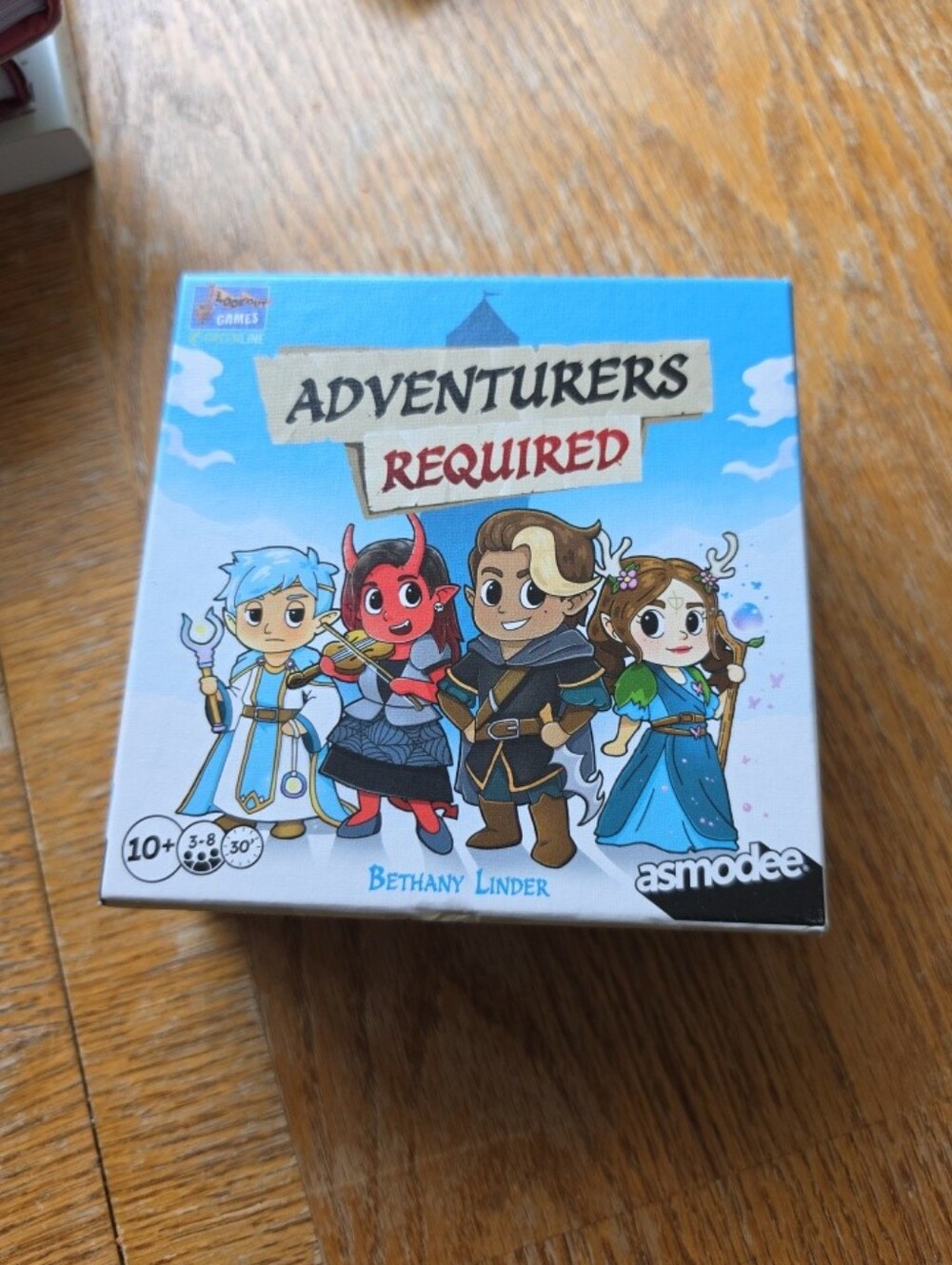 Adventurers Required Game, Asmodee Games, Open Box, Ages 10+, Bethany Linder